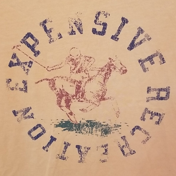 💕MOTHER💕 Graphic Tee Boxy Goodie Goodie Tee Expensive Recreation Polo S NWOT - Picture 3 of 7